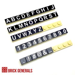 Custom Accessory Letters of the Alphabet