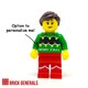 Custom Minifig Christmas Celebrate the Season