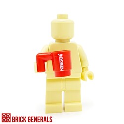 Custom Minifig Accessory Nexcafe Coffee