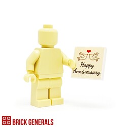 Custom Minifig Accessory Happy Anniversary