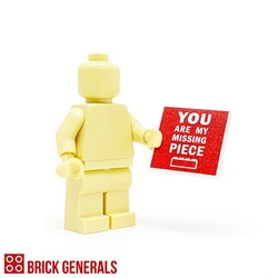 Custom Minifig Accessory You Are My Missing Piece