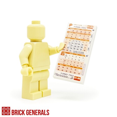 Custom Lego Minifig Accessory Parking Coupon Custom Lego Minifig Accessory Parking Coupon
