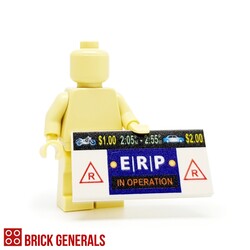Custom Minifig Accessory Electronic Road Pricing