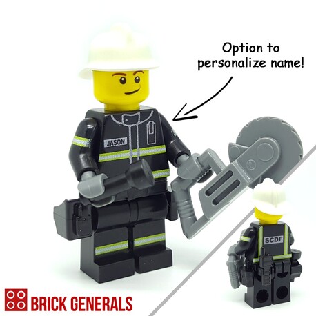 Custom Minifig SCDF Resuce Mission Custom Minifig SCDF Resuce Mission