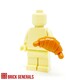 Custom Minifig Accessory Croissant