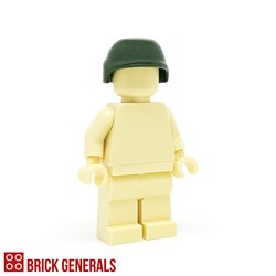 Minifig Accessory Headgear Army Helmet