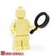 Minifig Accessory Utensil Magnifying Glass
