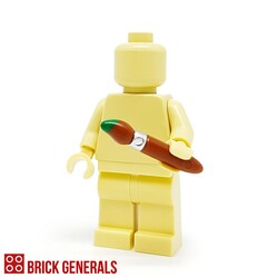 Minifig Accessory Utensil Paint Brush