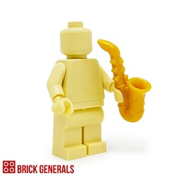 Minifig Accessory Utensil Saxophone