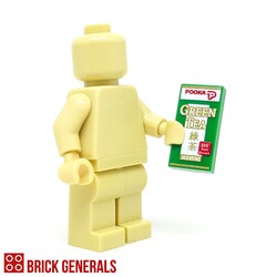 Custom Minifig Accessory Green Tea