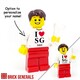 I Love SG Minifig