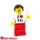 I Love SG Minifig