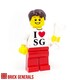 I Love SG Minifig