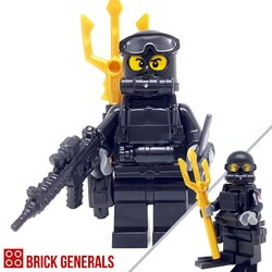 Custom Minifig RSN NDU Naval Diver