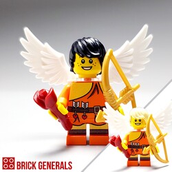 Custom Minifigure Singapore Cupid