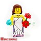 Custom Minifig Bride (Fairytale)