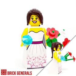 Custom Minifig Bride (Dream)