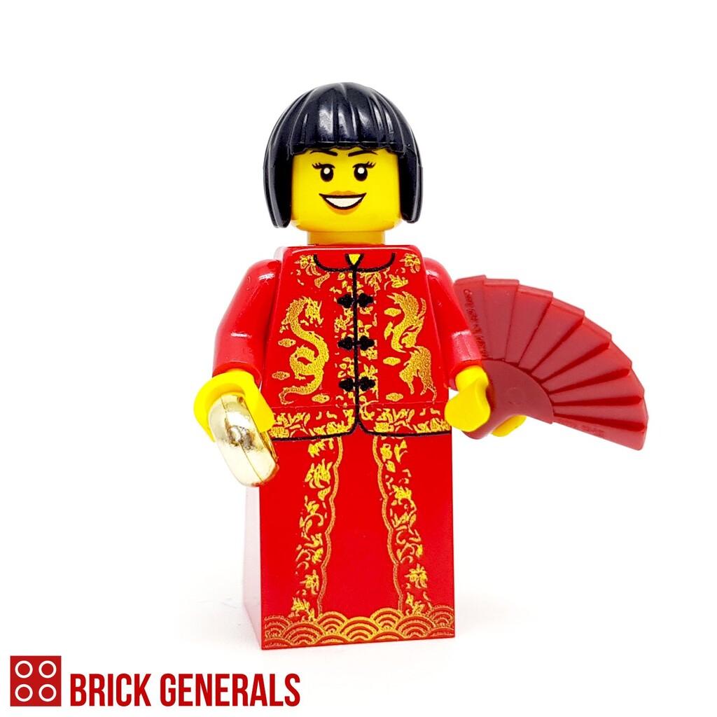 Chinese Wedding Bride and Bridegroom Chacracter minifigures lego MOC Hong Kong