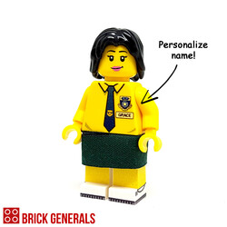 Custom Minifig Crescent High School Student