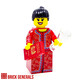 Custom minifigure Singapore air stewardess