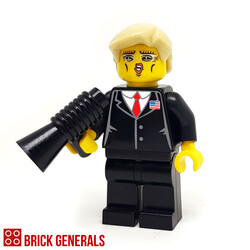 Custom Minifigure Singapore US President Donald Trump