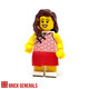 Brick Generals Custom Minifig Festive Mum