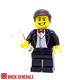 Custom Minifig Groom (Black)