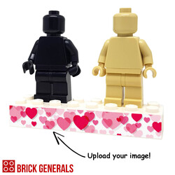 Custom Printed 2 x 8 Brick