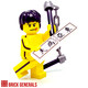 Custom Minifigure Singapore Bruce Lee