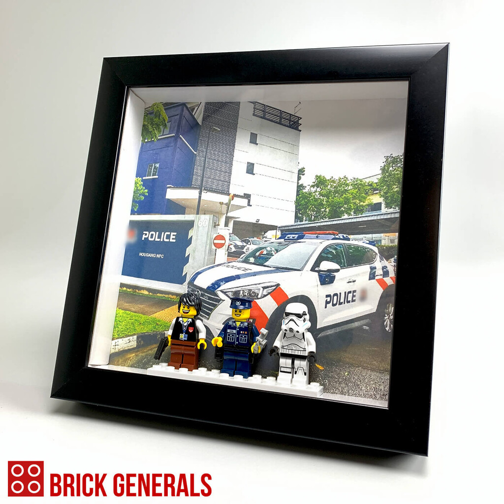 Custom minifigure project POLICE FRAME by Brick Generals