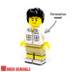 Custom Minifig Chinese High School Student