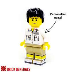 Custom Minifig Chinese High School Student