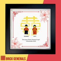 Chinese Wedding Frame with Minifigs