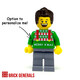 Custom Minifig Xmas Holly Jolly