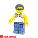 Custom Minifig Ah Gong (Grandpa)