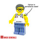 Custom Minifig Ah Gong (Grandpa)