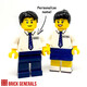 Custom Minifig Saints Junior College Student