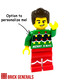 Custom Minifig Christmas Celebrate the Season