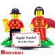 Custom Minifig Chinese Wedding Couple