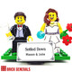 Custom Minifigure Singapore Romantic Wedding