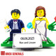 Custom Minifig Fairytale Wedding