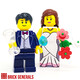 Custom Minifig Fairytale Wedding