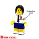 Custom Minifig Anglo High School Student