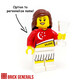 Five Stars and a Moon Minifig