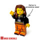 Custom Minifig Ms Retro