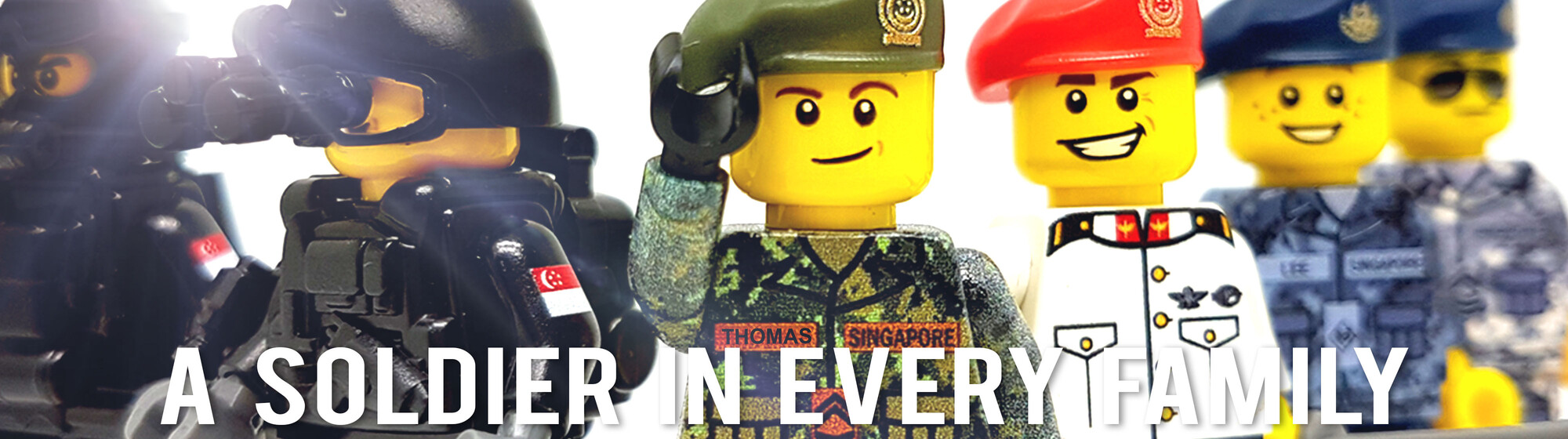 Custom Singapore Armed Forces Minifigures 